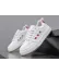 Adidasi dama casual albi cu roz 6612
