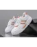 Adidasi dama casual albi cu orange 789