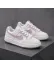 Adidasi dama casual albi cu roz 9981 55-4