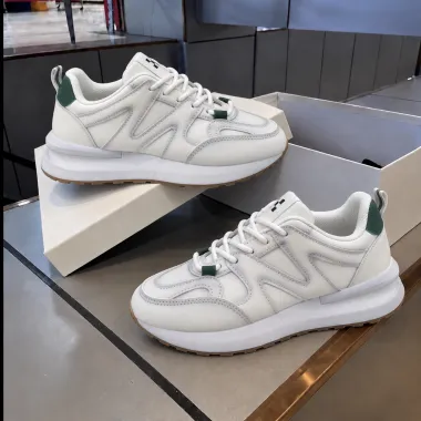 Adidasi dama casual albi cu gri, R01 