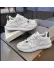 Adidasi dama casual albi cu gri, R01 Adidasi dama casual albi cu gri, R01