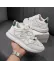 Adidasi dama casual albi cu gri, R01 Adidasi dama casual albi cu gri, R01