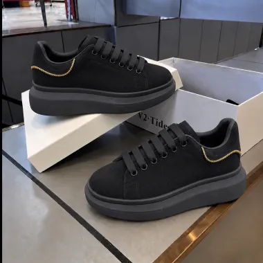 Adidasi barbati casual negri texturati 001