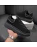 Adidasi barbati casual negri texturati 001