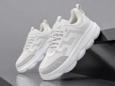 Adidasi barbati casual, albi VSC 055-2