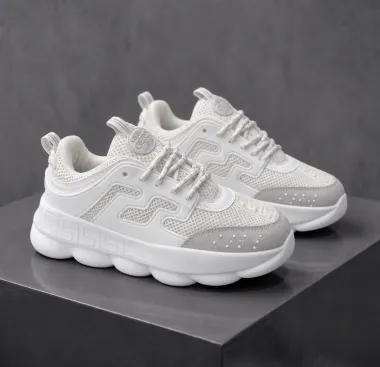 Adidasi barbati casual, albi VSC 055-2