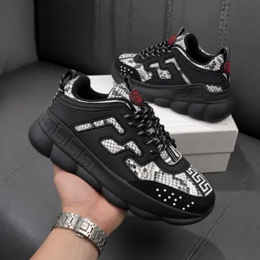 Adidasi barbati casual, negri cu alb VSC 059-18