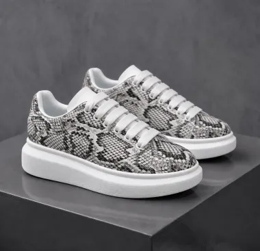 Adidasi barbati casual cu imprimeu 089