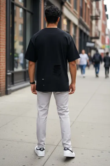 Tricou barbati negru 13552