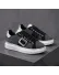 Adidasi dama casual negri cu alb 272