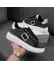 Adidasi dama casual negri cu alb 272