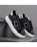 Adidasi dama casual negri cu alb 272