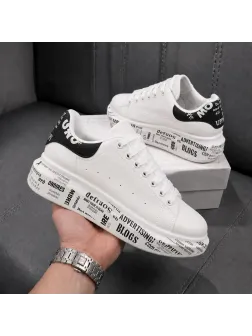 Adidasi barbati casual albi B3623 T2-5 Adidasi barbati casual albi B3623 T2-5