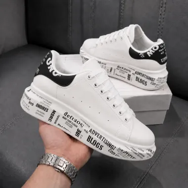 Adidasi barbati casual albi B3623 T2-5