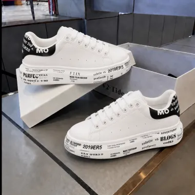 Adidasi barbati casual albi B3623 T2-5