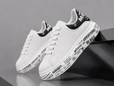 Adidasi barbati casual albi B3623 T2-5