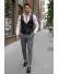 Vesta barbati eleganta slim fit neagra B8076 D5-4.2 Vesta barbati eleganta slim fit neagra B8076 D5-4.2