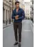 Vesta barbati eleganta slim fit bleumarin B8136 75-4 E