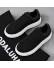 Adidasi dama casual negri cu alb LG02
