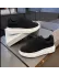 Adidasi dama casual negri cu alb LG02