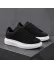 Adidasi dama casual negri cu alb LG02