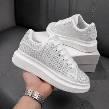 Adidasi dama casual albi LG02