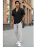 Camasa barbati neagra slim fit c333