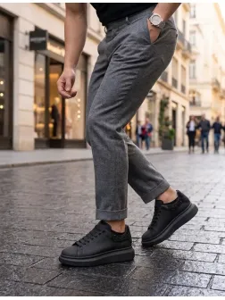 Adidasi barbati casual negri, Diamond, MQ, 111d