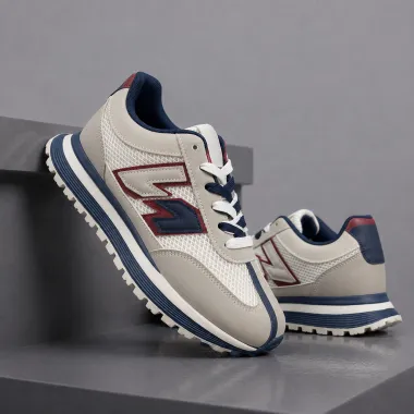 Adidasi barbati casual, premium, bej k12
