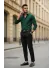 Camasa barbati bleumarin verde, slim fit, 13538