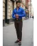 Camasa barbati albastra slim fit 13540
