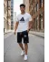 Compleu de vara tricou + pantaloni 13541
