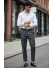 Pantaloni barbati eleganti gri 13542
