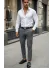 Pantaloni barbati eleganti gri 13544