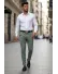 Pantaloni barbati eleganti verzi 13545