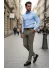 Pantaloni barbati eleganti maro 13547