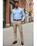 Pantaloni barbati eleganti bej 13548
