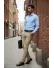 Pantaloni barbati eleganti bej 13548