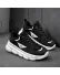 Adidasi barbati casual, premium, negri cu alb 209
