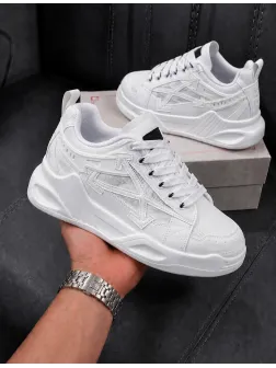 Adidasi barbati casual, premium, albi k19