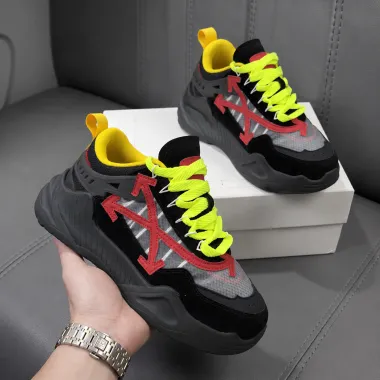Adidasi barbati casual, premium, negri cu rosu k19