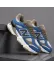 Adidasi barbati casual, premium, maro & albastru L111