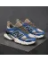 Adidasi barbati casual, premium, maro & albastru L111