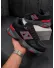 Adidasi barbati casual, premium, negri cu rosu L111
