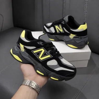 Adidasi barbati casual, premium, negri cu verde L111