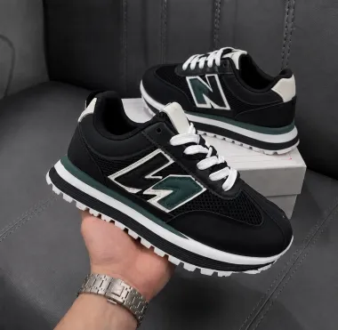 Adidasi barbati casual, premium, negri k12