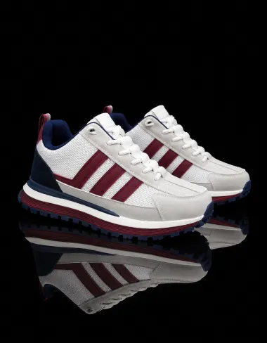 Adidasi barbati casual, premium, albi k13