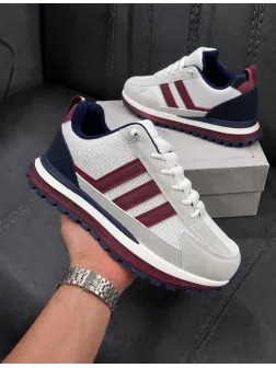 Adidasi barbati casual, premium, albi k13