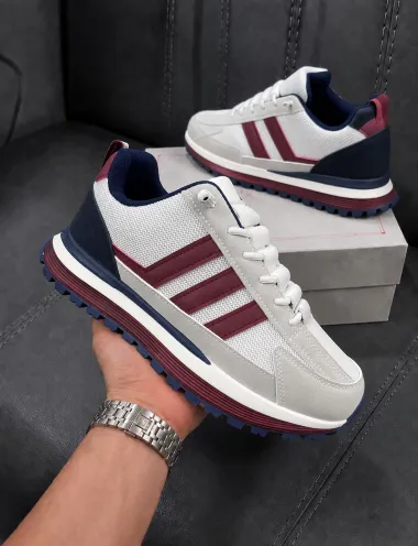 Adidasi barbati casual, premium, albi k13
