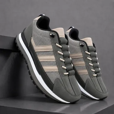 Adidasi barbati casual, premium, kaki k13